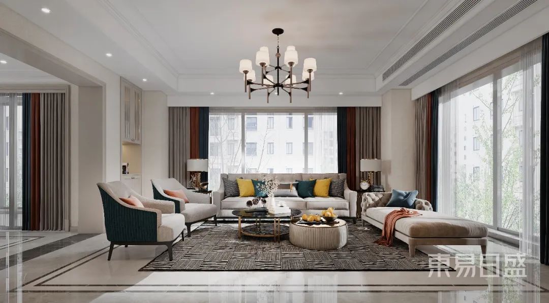 268㎡现代美式风设计，180°环景视野，是我想要的样子！-14