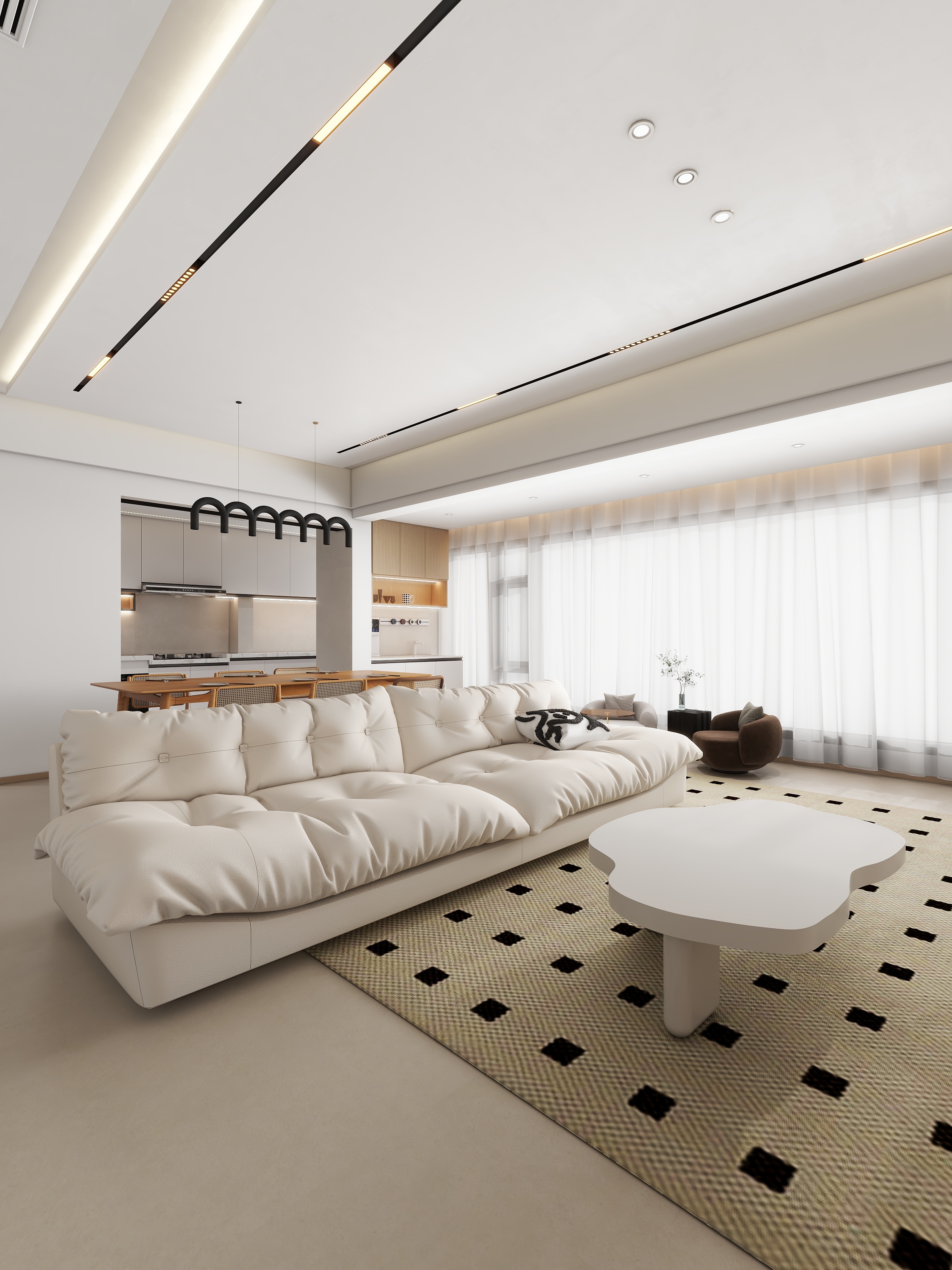 四川岳池雍合湾（123平方现代原木两居室）-3