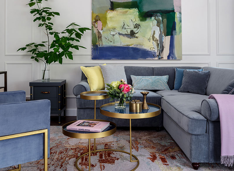 莫斯科郊区多彩私宅设计-1