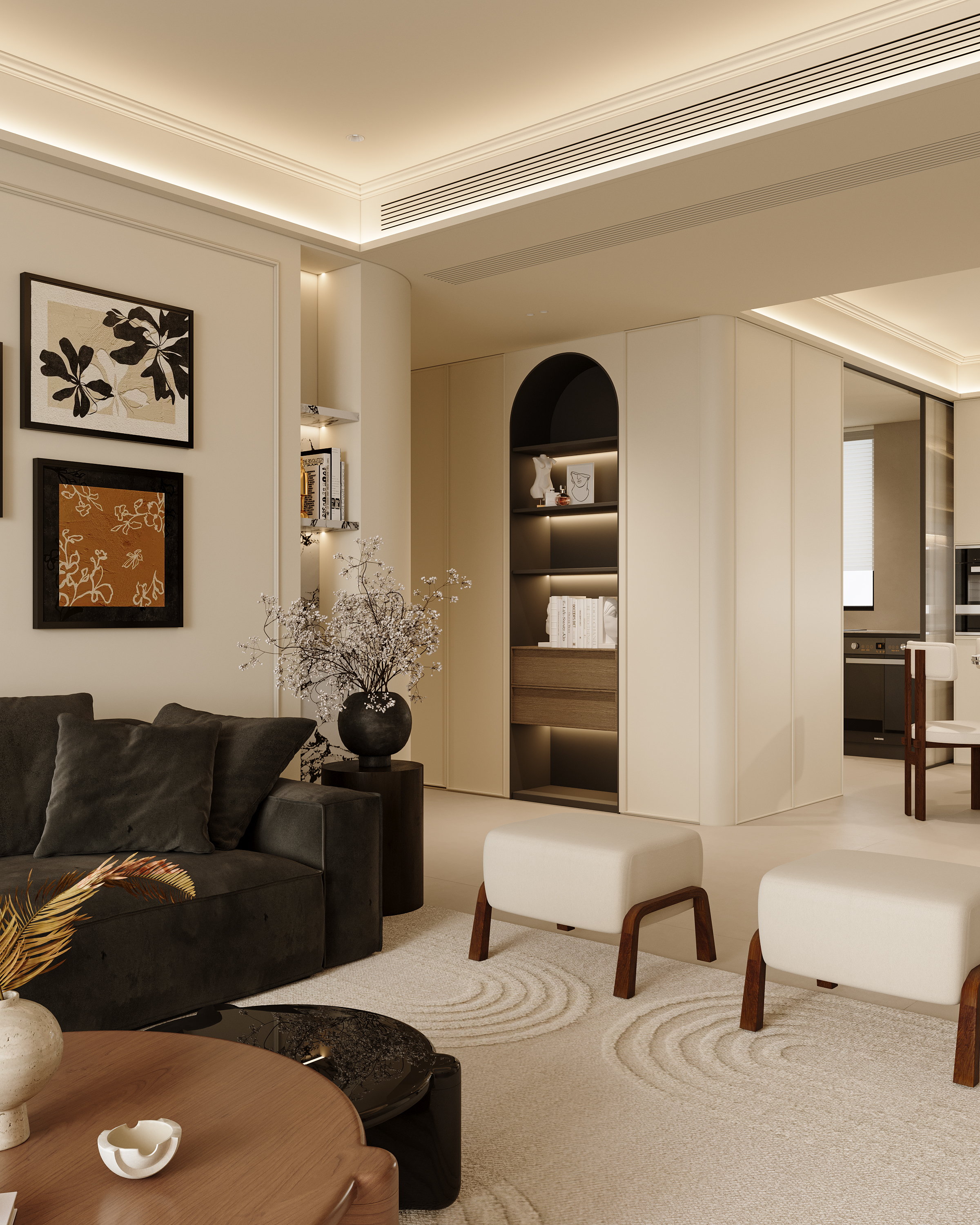 《时间褶皱》·140㎡中古混融体的温柔解构-6