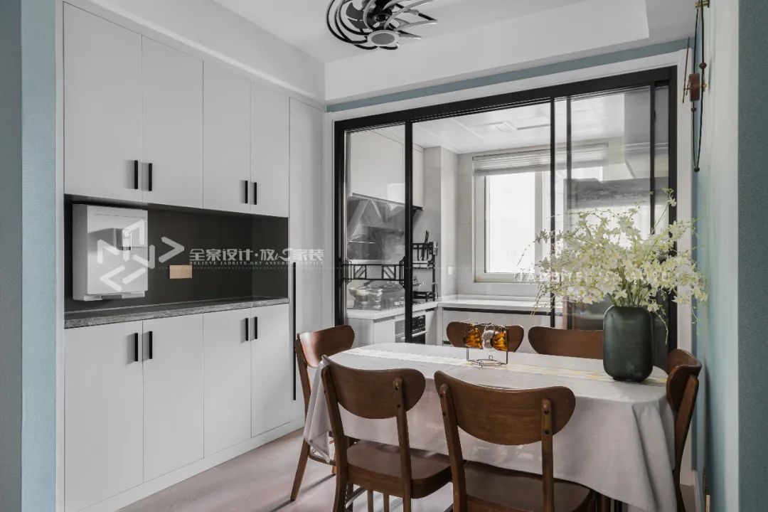 融创运河壹号府 107㎡现代简约五口之家,空间利用最大化-52