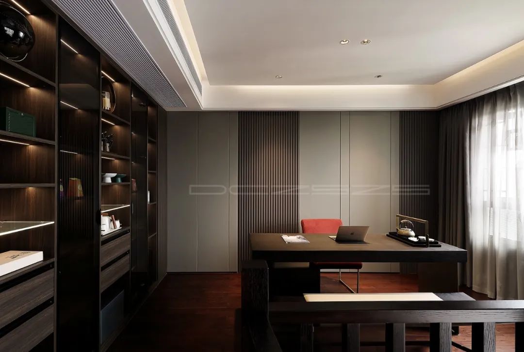 绿岛湖映月湾现代意式轻奢别墅设计丨木美空间设计-33