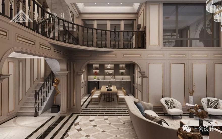 翡翠园简约美式家居,灰调缔造优雅舒适空间-32