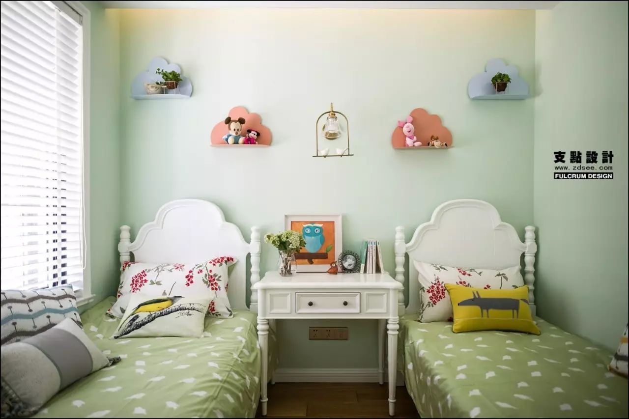 现代美式家居,打造温暖阅读空间-45