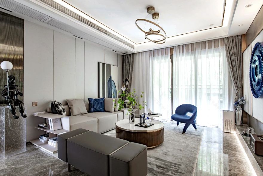 山水梦境 · 张家港中梁·文锦云庭售楼处设计丨中国江苏丨一目空间设计软装团队,思创合设计TCC DESIGN-57