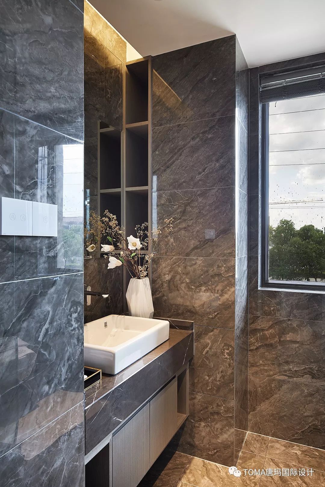 鹰潭星海湾新中式轻奢样板房设计-44