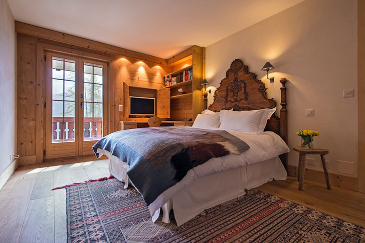 瑞士阿尔卑斯山中的现代风格 Chalet in Swiss Alps-15