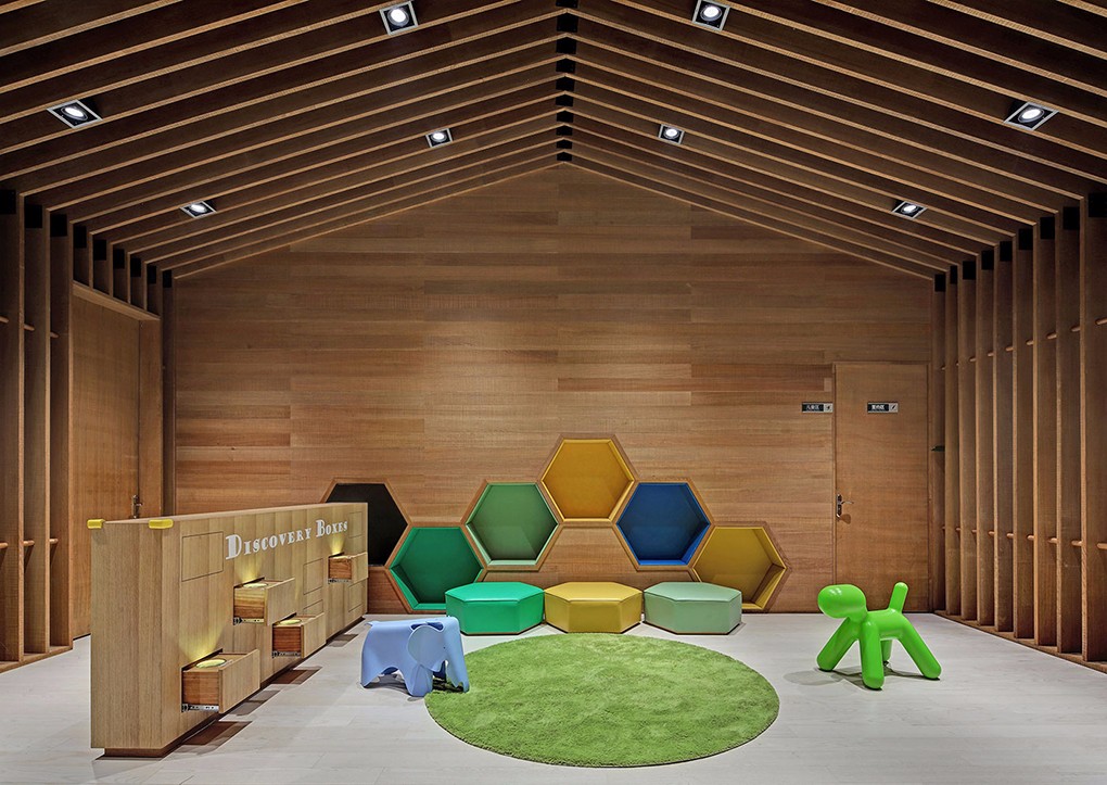 万科苏州 吴江公园里售楼处软装-13