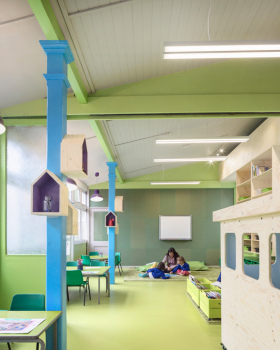 东伦敦 Rosemary Works 学校内部设计丨南非东伦敦丨aberrant architecture