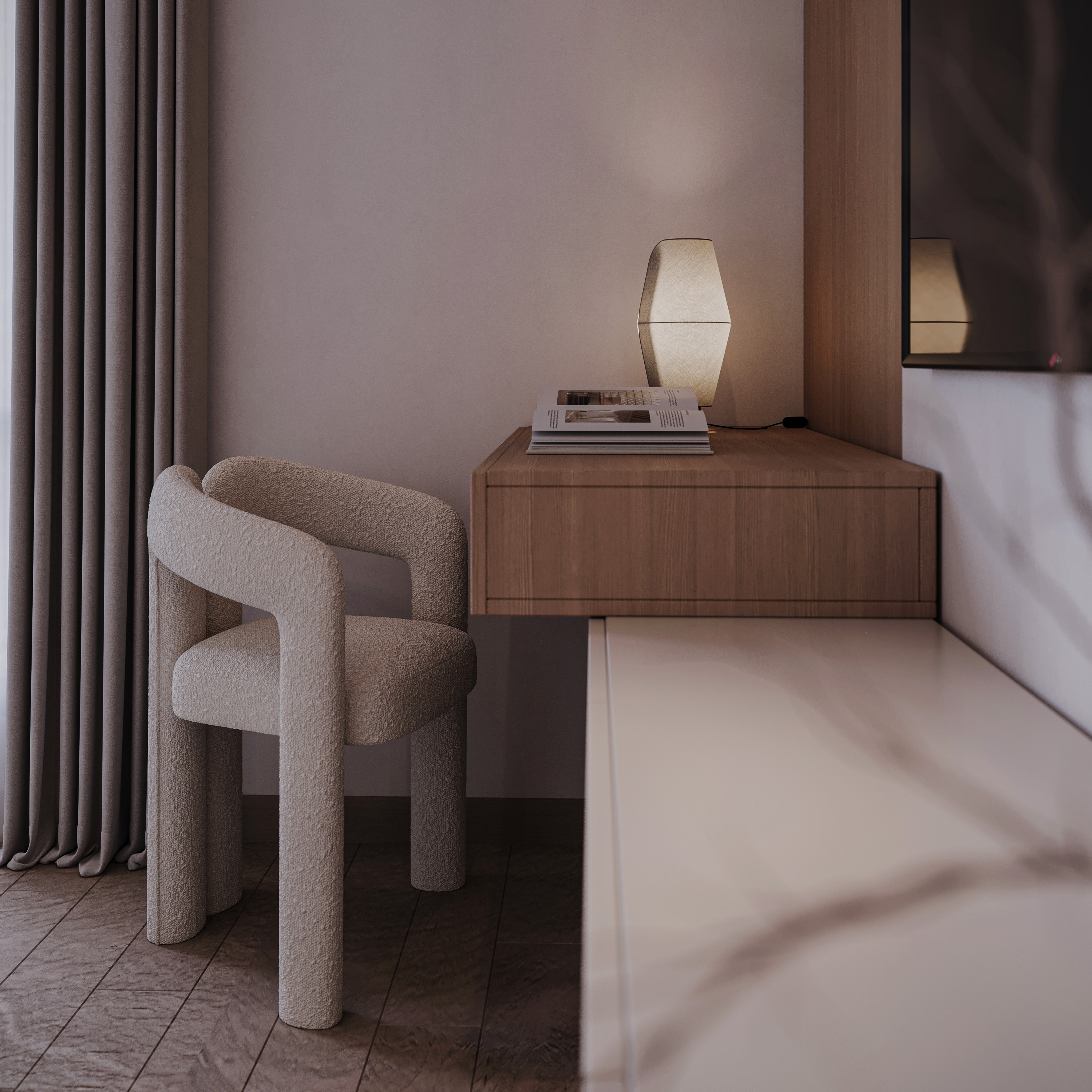 简约房间设计丨Emad El  Shahoubi designs,Heba Said-11