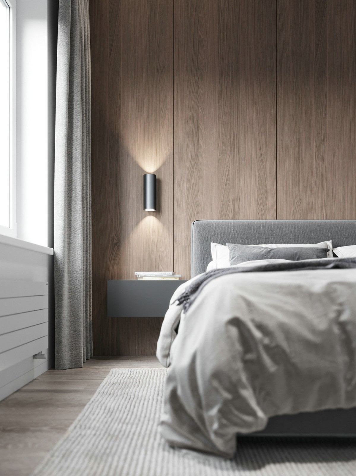 时尚灰调简约公寓，国外现代设计风-17