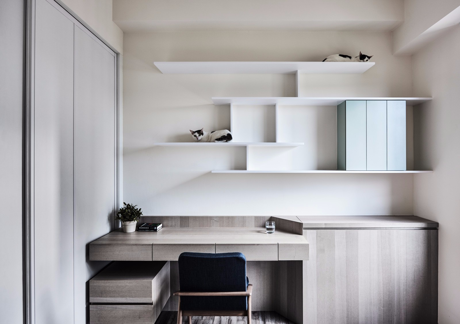 现代原木大理石金属，思维空间设计诠释简约美学-16