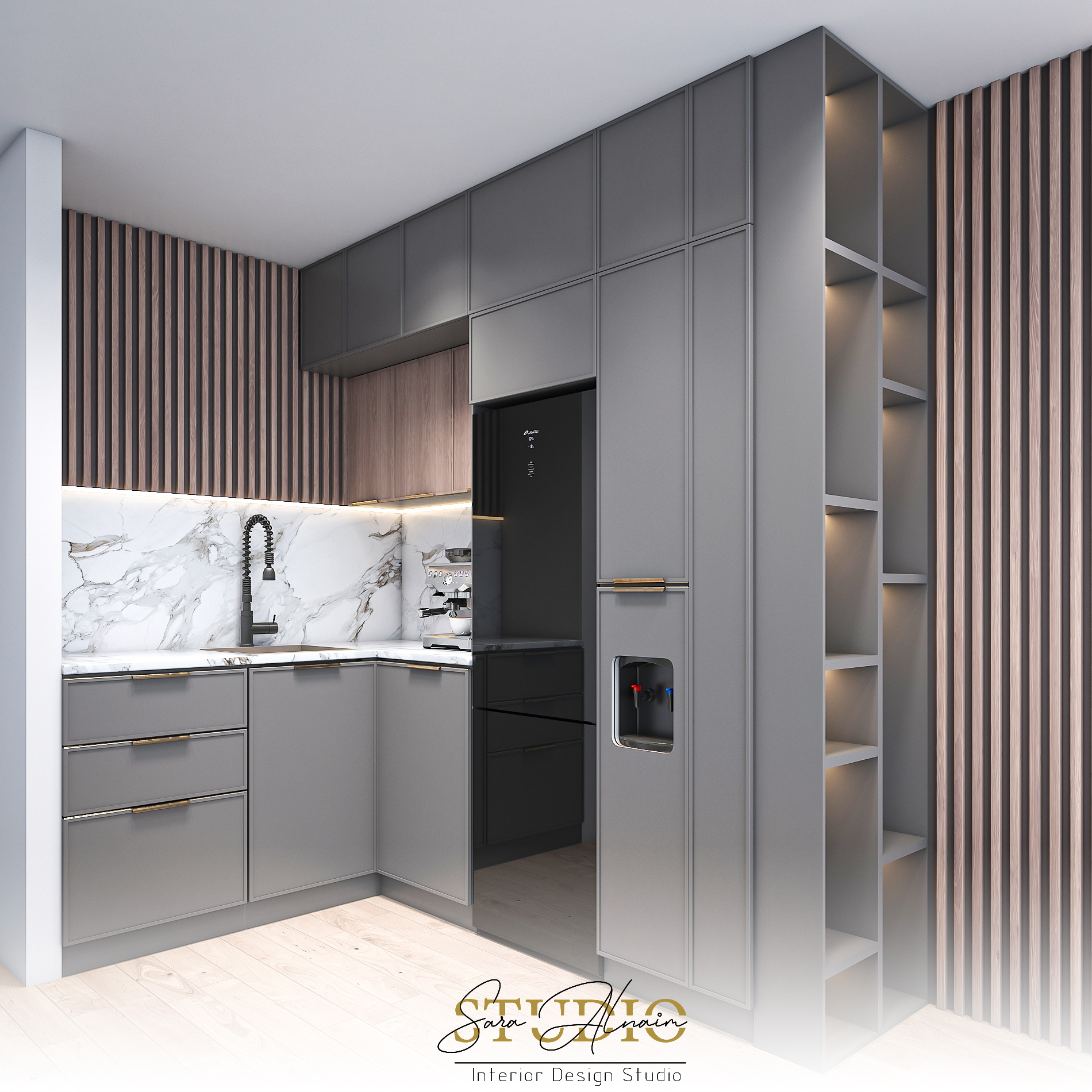 现代小厨房丨约旦安曼丨SARA ALNAIM-8