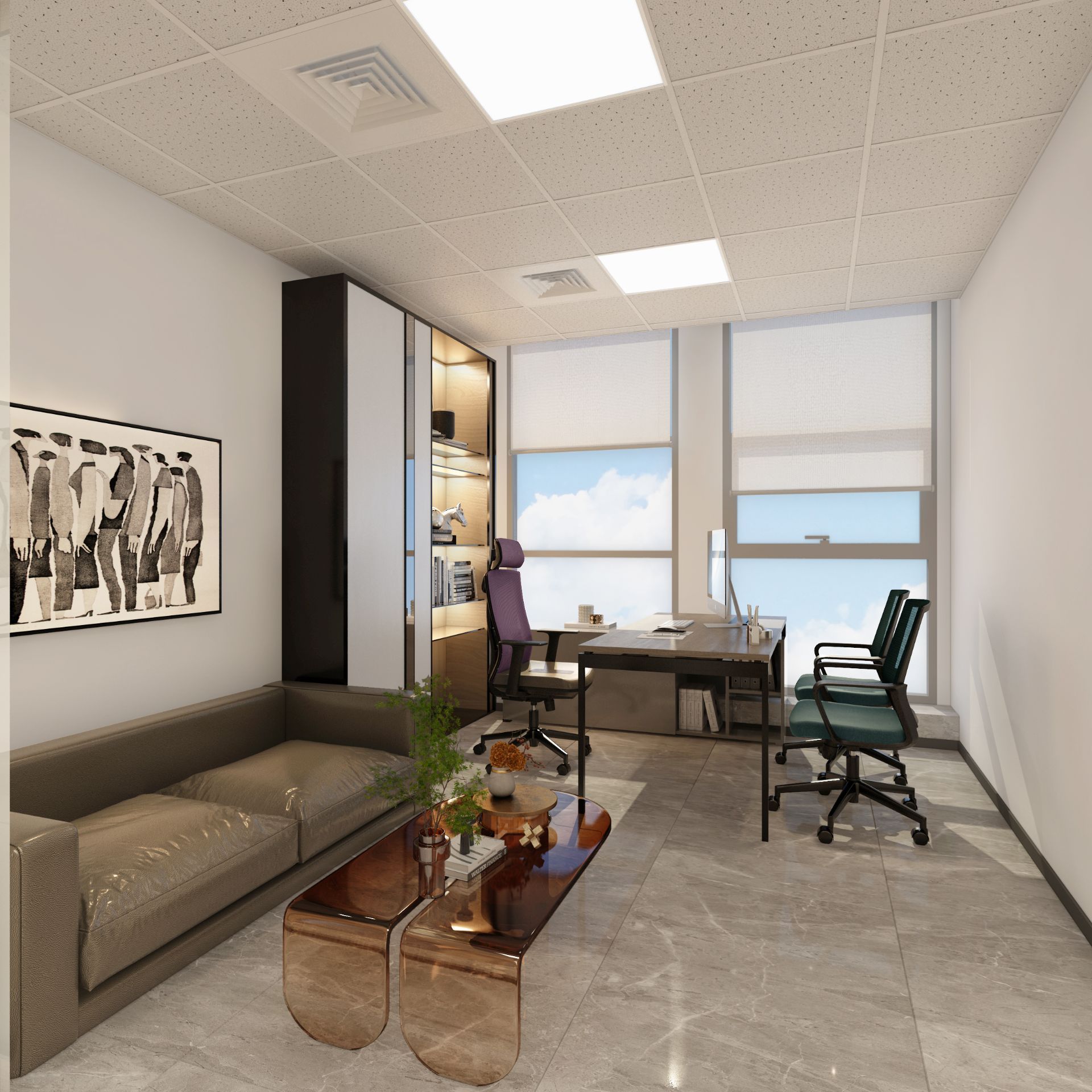 京哲律所办公室设计丨中国北京丨北京中本建筑装饰工程有限公司-6