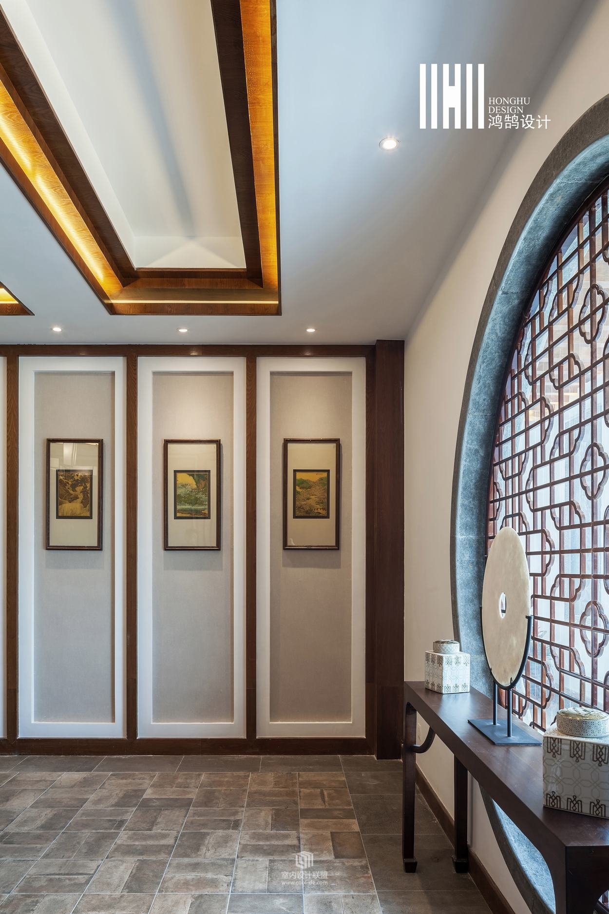 鸿鹄设计：◤吕城◢【丹阳】300㎡新中式-9