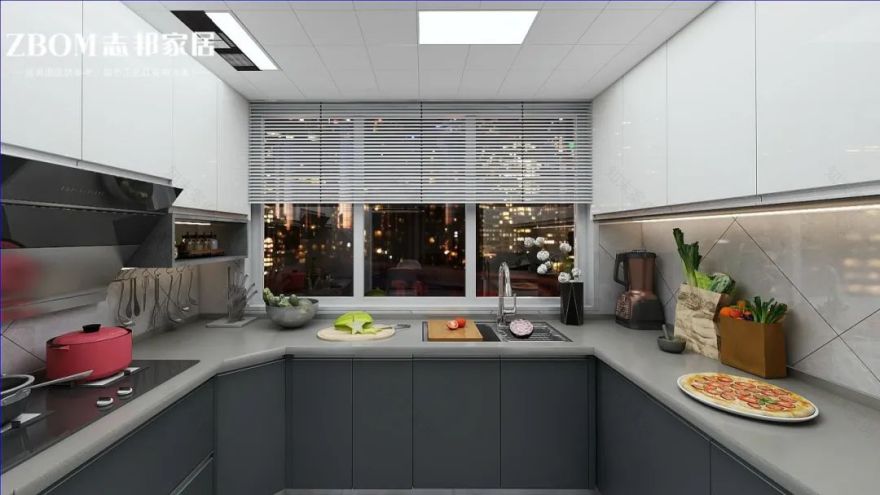 四川泸州 105㎡现代轻奢两居室,黑白灰中的小家大味道!-47