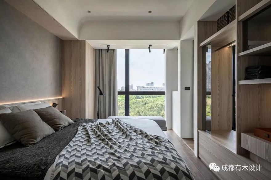 窗光下的回字动线质感宅丨六木-44