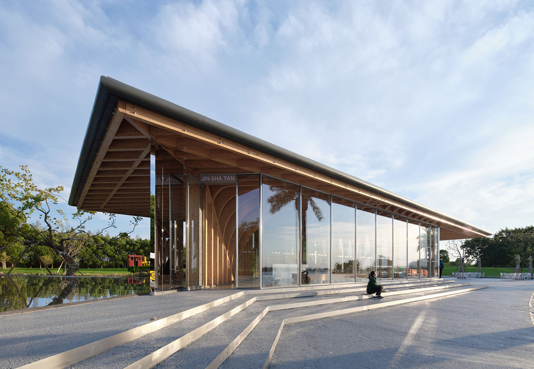 固城湖金沙滩驿站丨中国南京丨中国美术学院风景建筑设计研究总院  青年创作中心-6