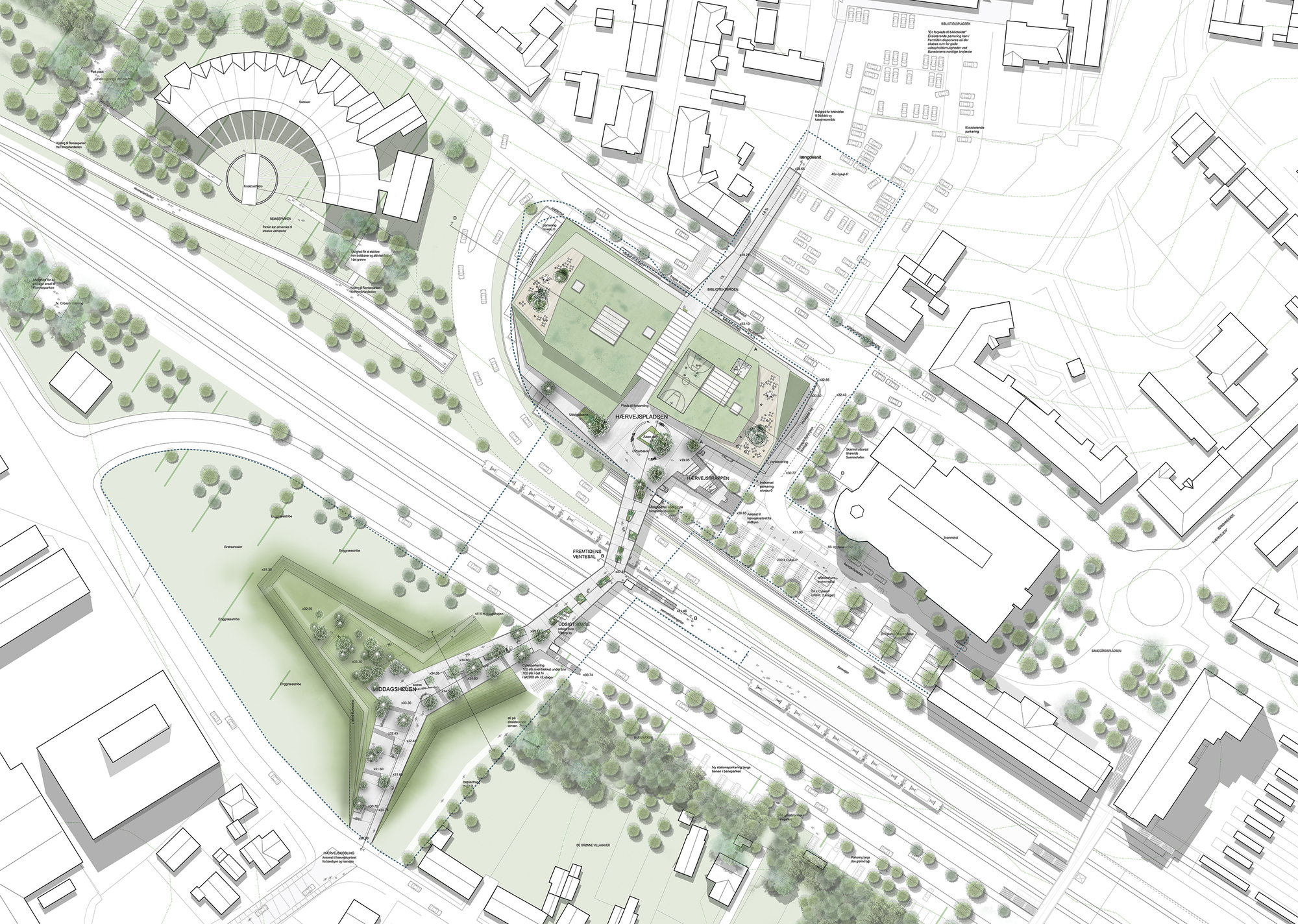 默坎泰克市中心中学丨丹麦维堡丨Cubo Arkitekter-18
