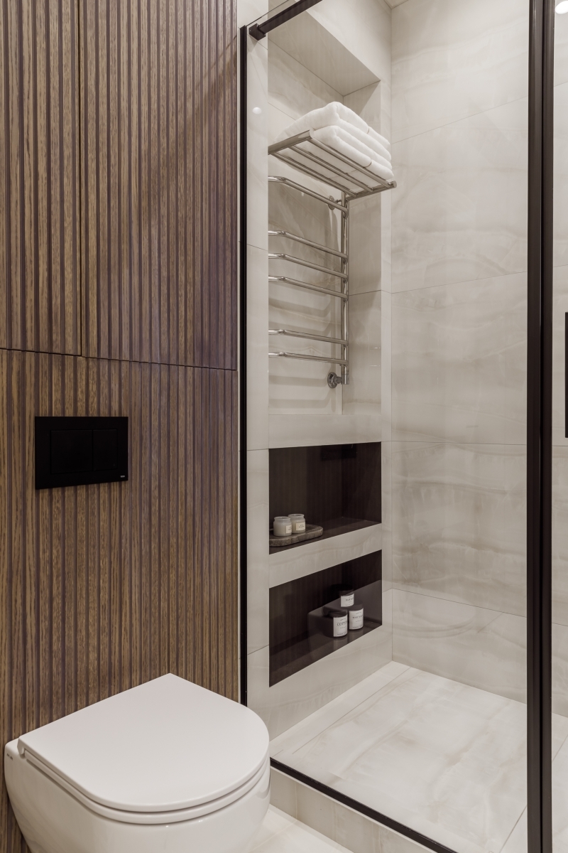 莫斯科郊外带露台的年轻家庭公寓设计丨俄罗斯莫斯科丨设计师安娜·马克西莫娃-21