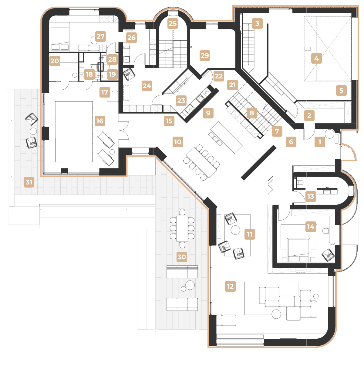 21 世纪初重建内部丨俄罗斯莫斯科丨ZROBIM ARCHITECTS-71