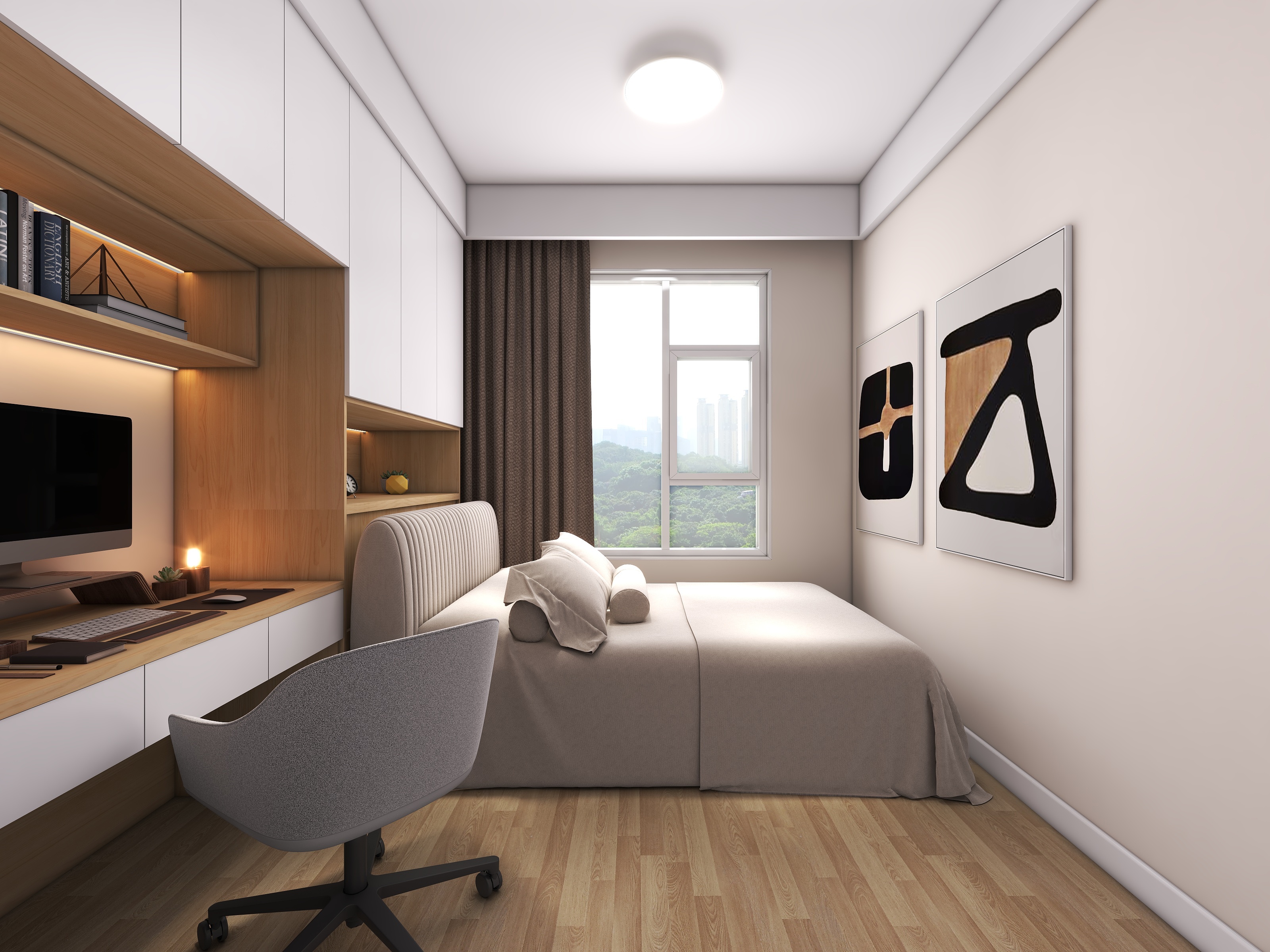 四川邻水星辰壹号（105平方现代简约三居室）-43