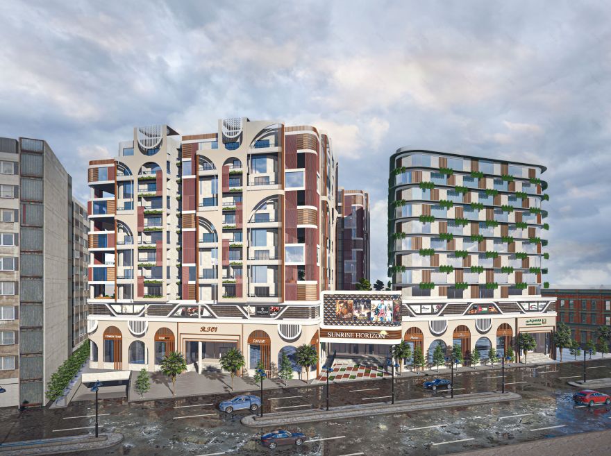 混合用途项目丨中国阿里丨Mohamed Ramadan(尼罗高等工程学院)-15