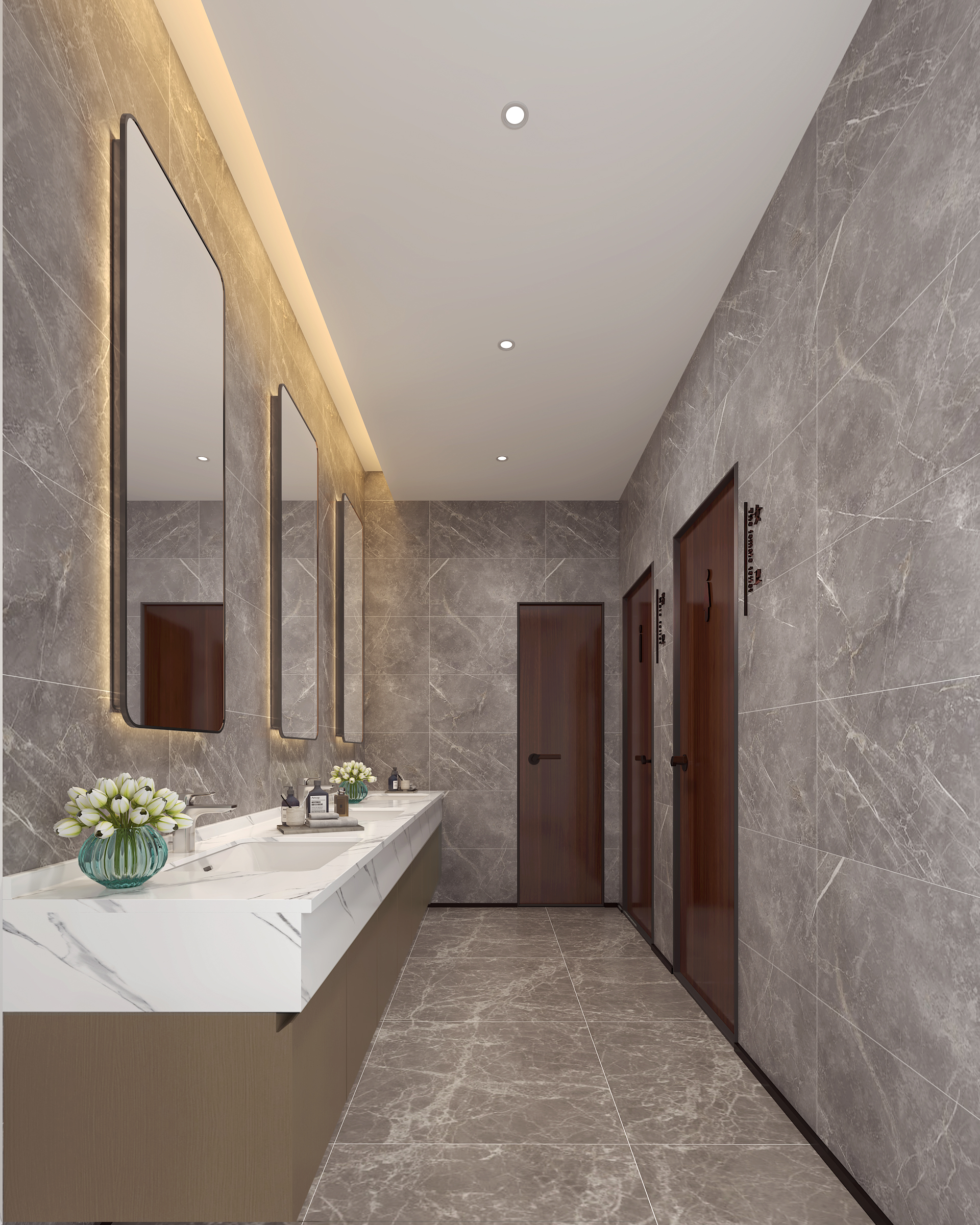 坤达江山筑物业办公室装修设计丨中国丨腾升建筑装饰股份有限公司-4