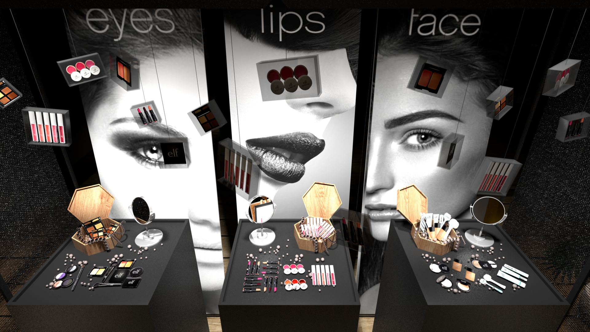 2019 e.l.f. Blogger Event / Foyer & Stage Design-5