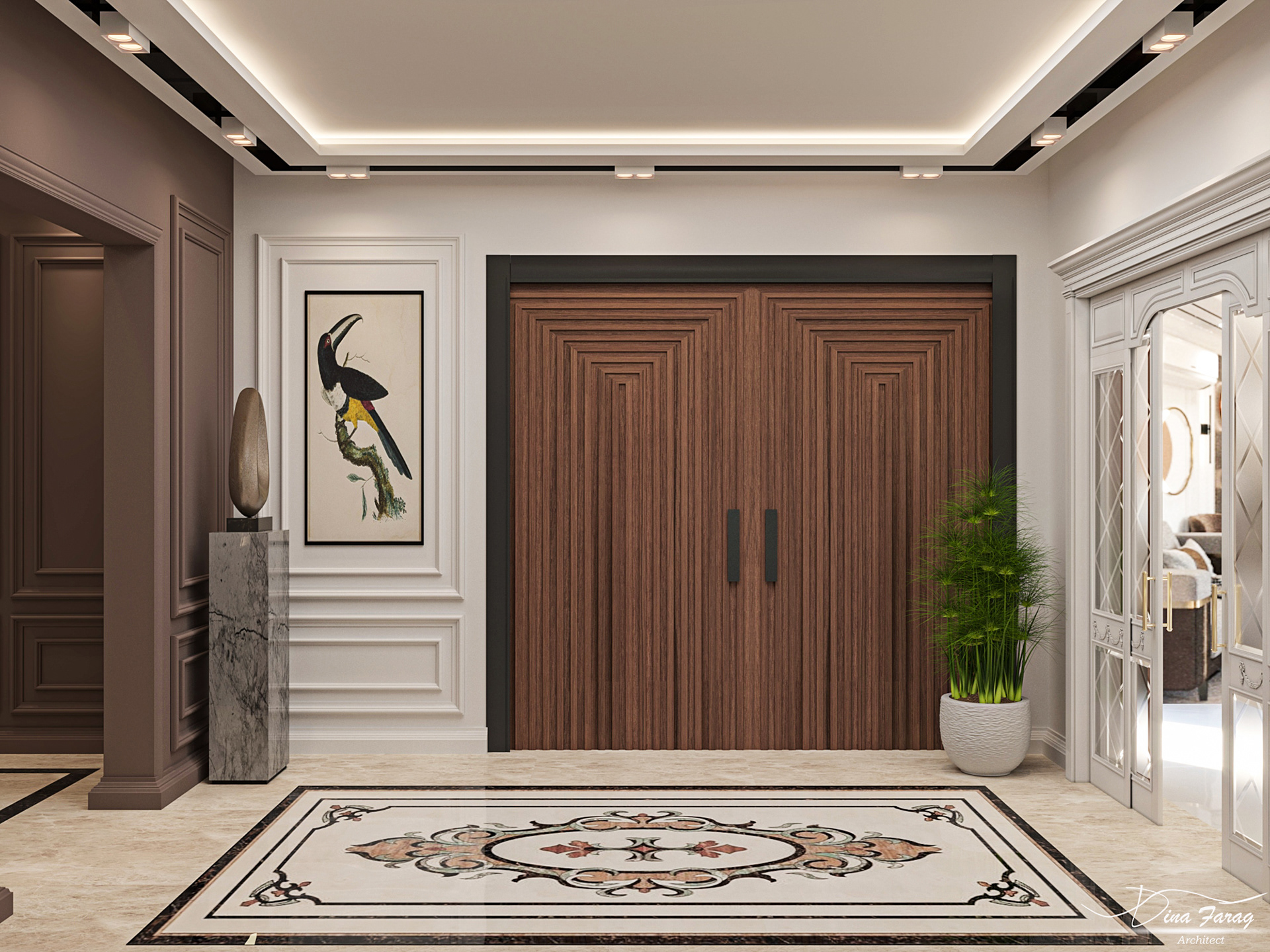 私人别墅丨也门丨DINA FARAG-8