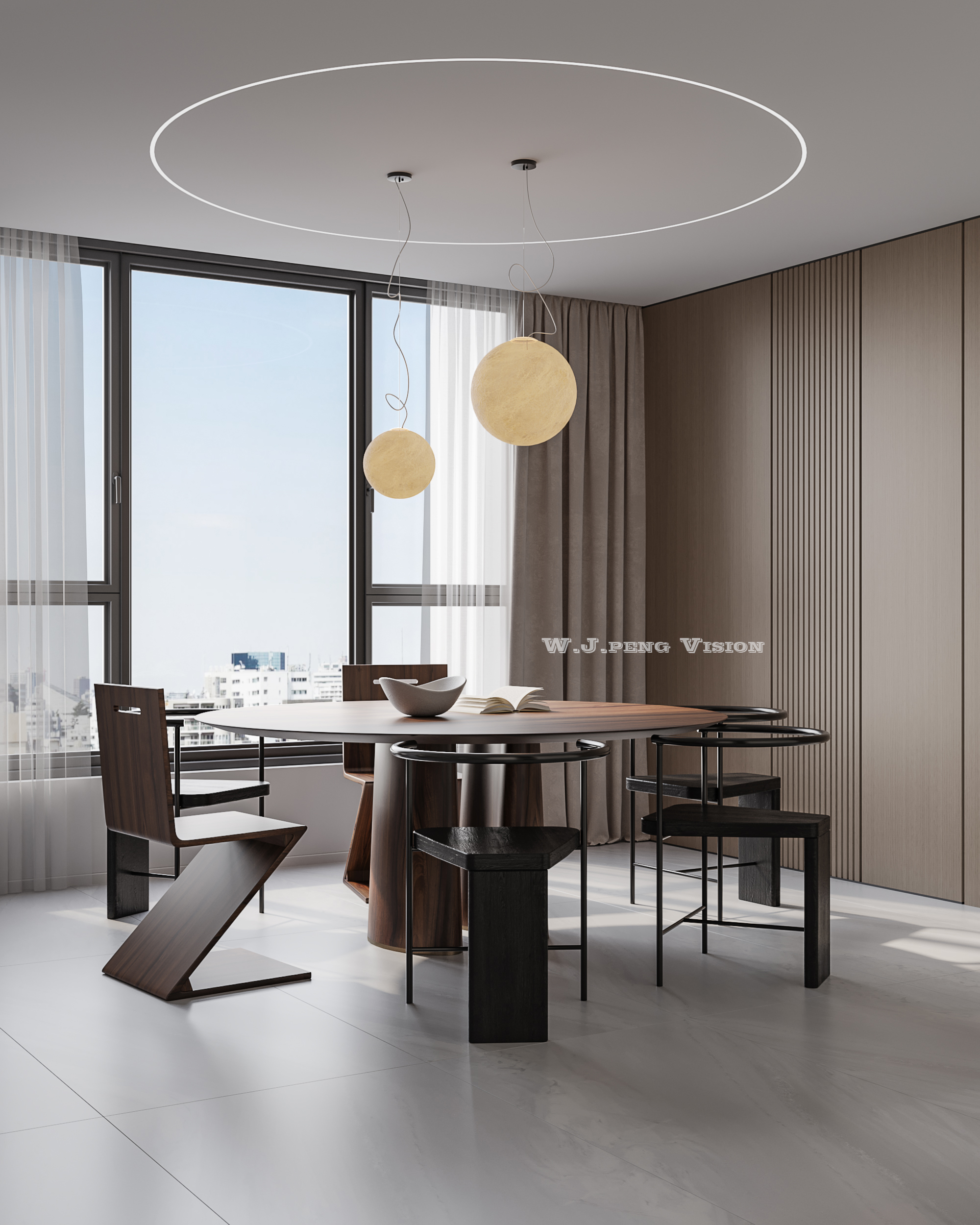 现代极简风室内设计-9