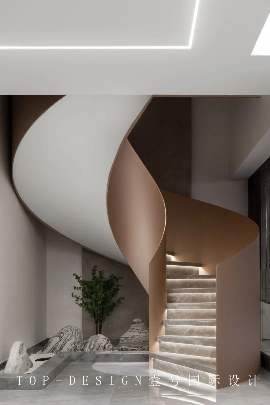 香山麓院现代轻奢别墅设计丨壹号国际设计-36