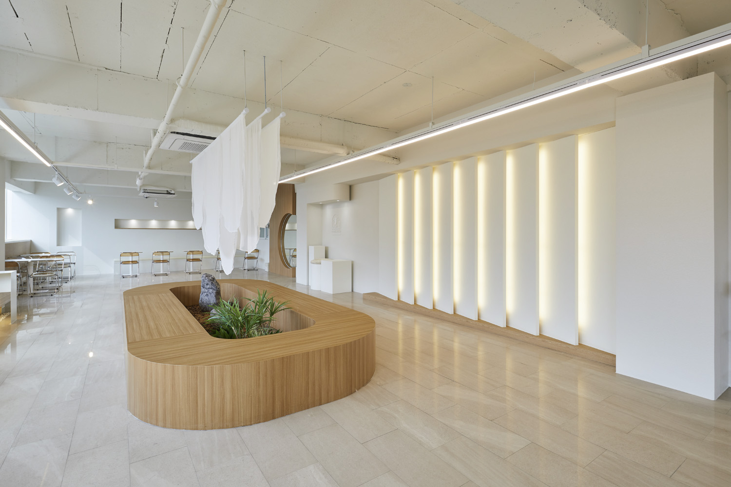 韩国白色&木色现代办公室设计-8