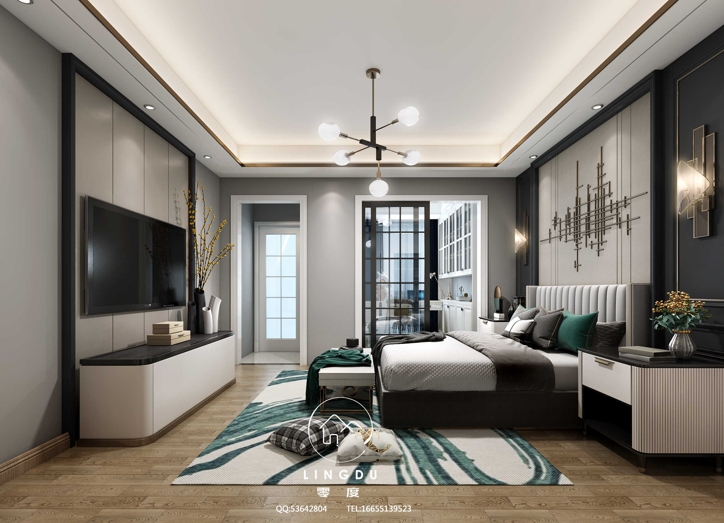 现代轻奢全屋的零度视觉设计-5