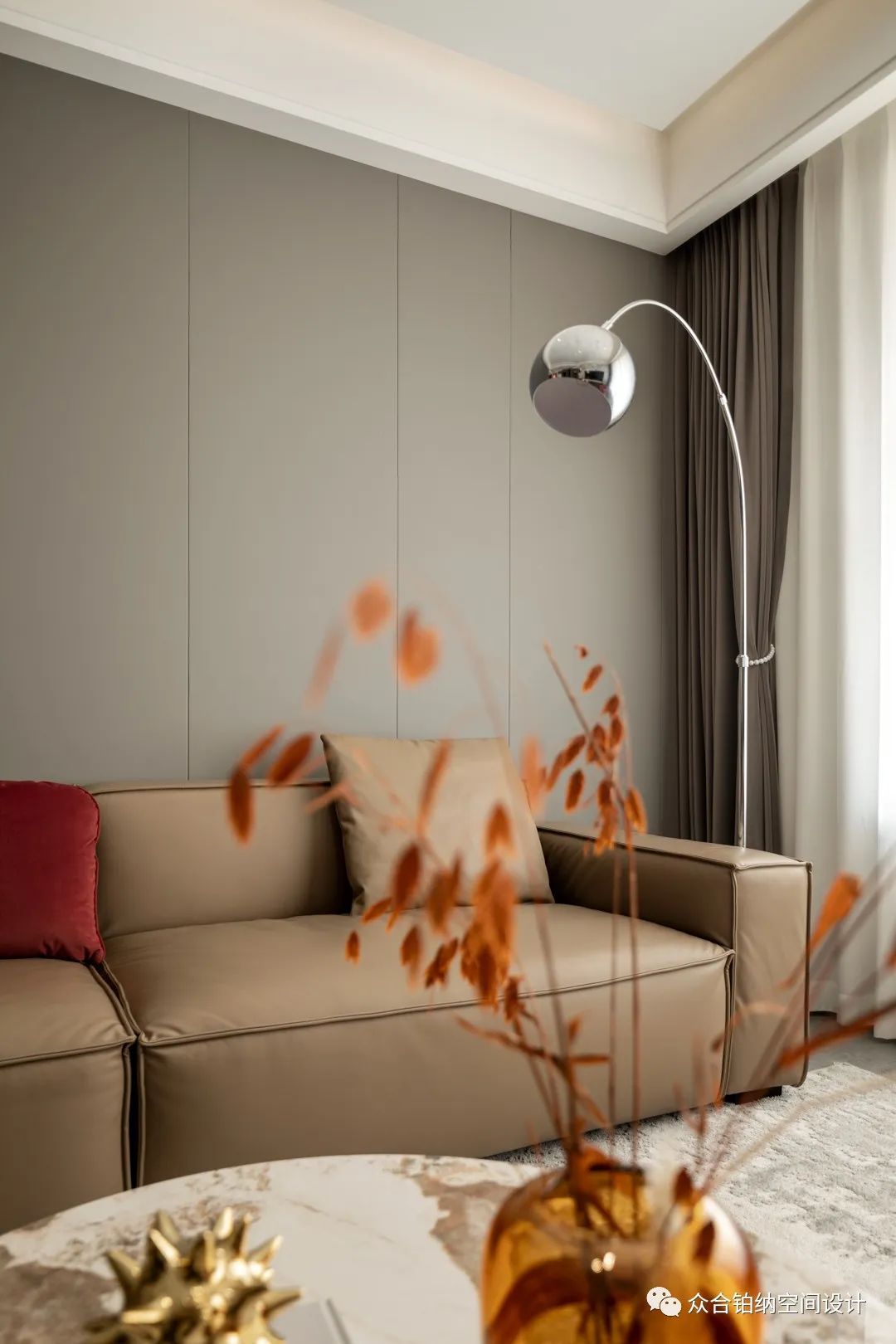 山东中央帝景简约家居空间设计丨中国山东丨众合铂纳空间设计-7