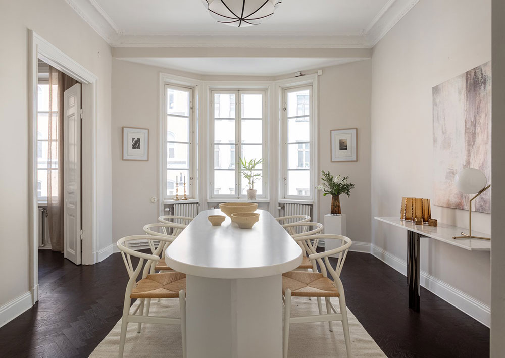 斯德哥尔摩 90 平米全白公寓,极简优雅风设计-14