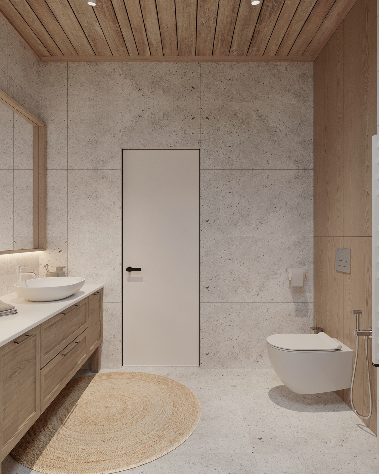 167㎡原木色系室内设计-18