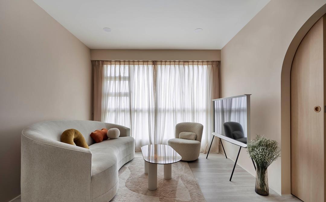 INS 风女主播独居的柔和粉红家居丨阿海设计师-2