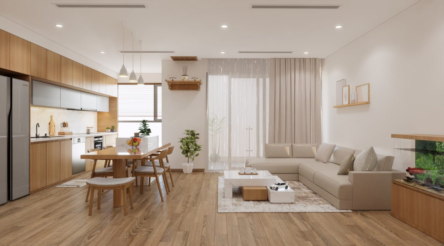 Sketchup公寓室内模型丨Pham Dinh Kham-1