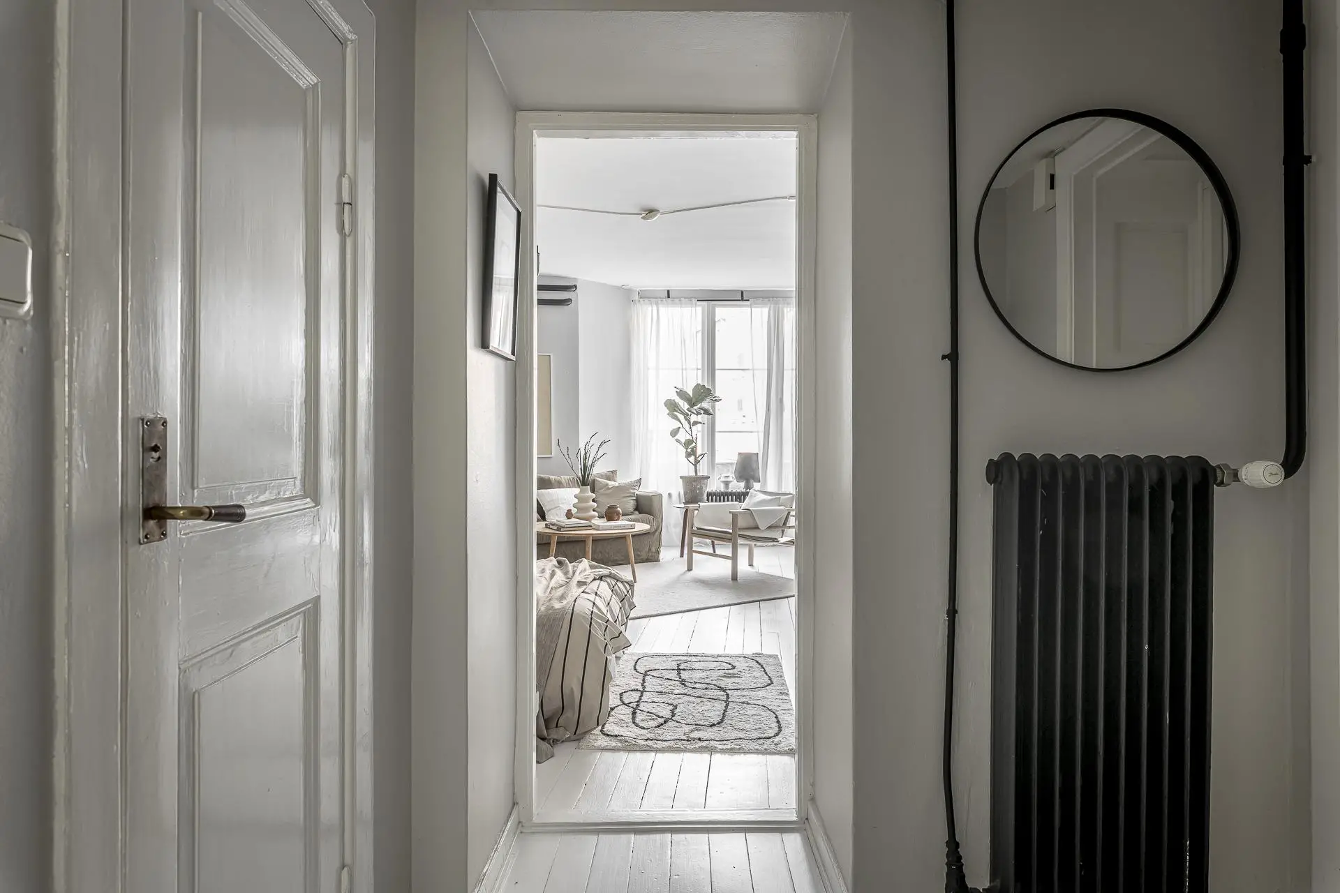 瑞典 50m2 豪华工作室,独特的分离式厨房设计-18