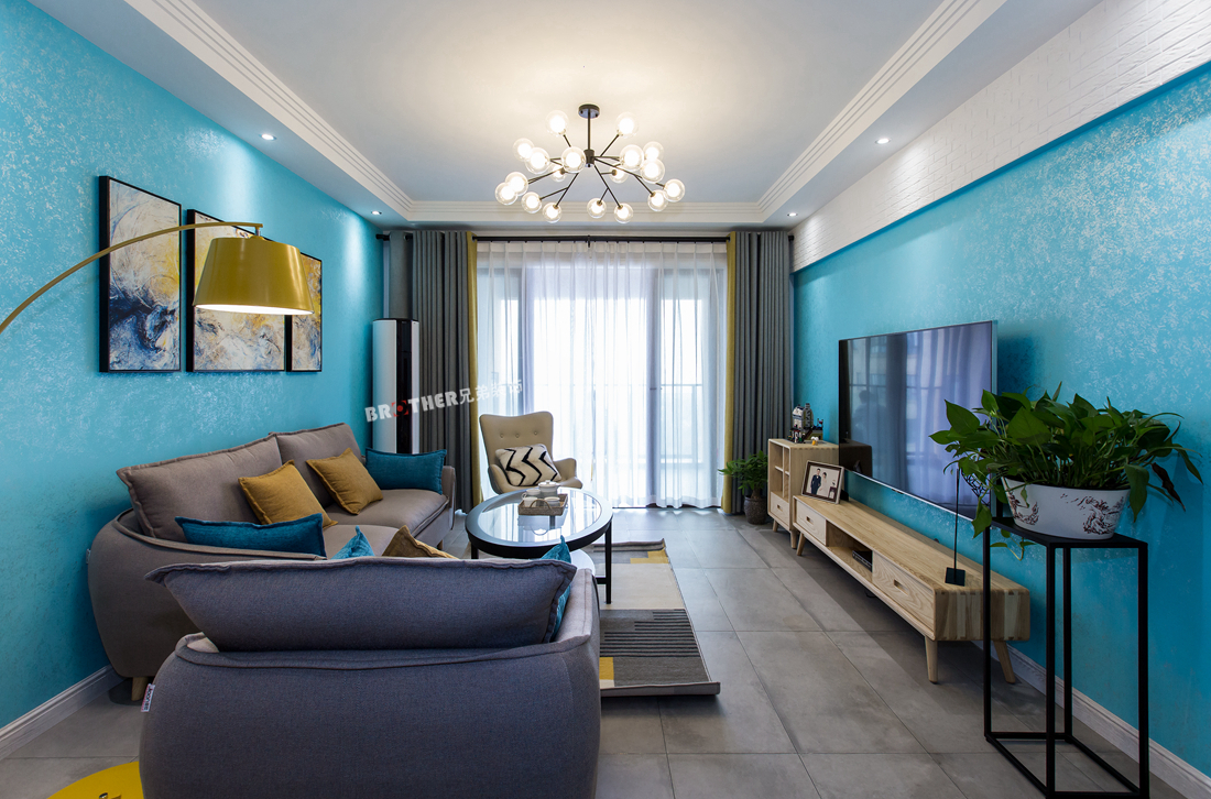 龙湖江与城原山时光 110㎡现代北欧风设计-11