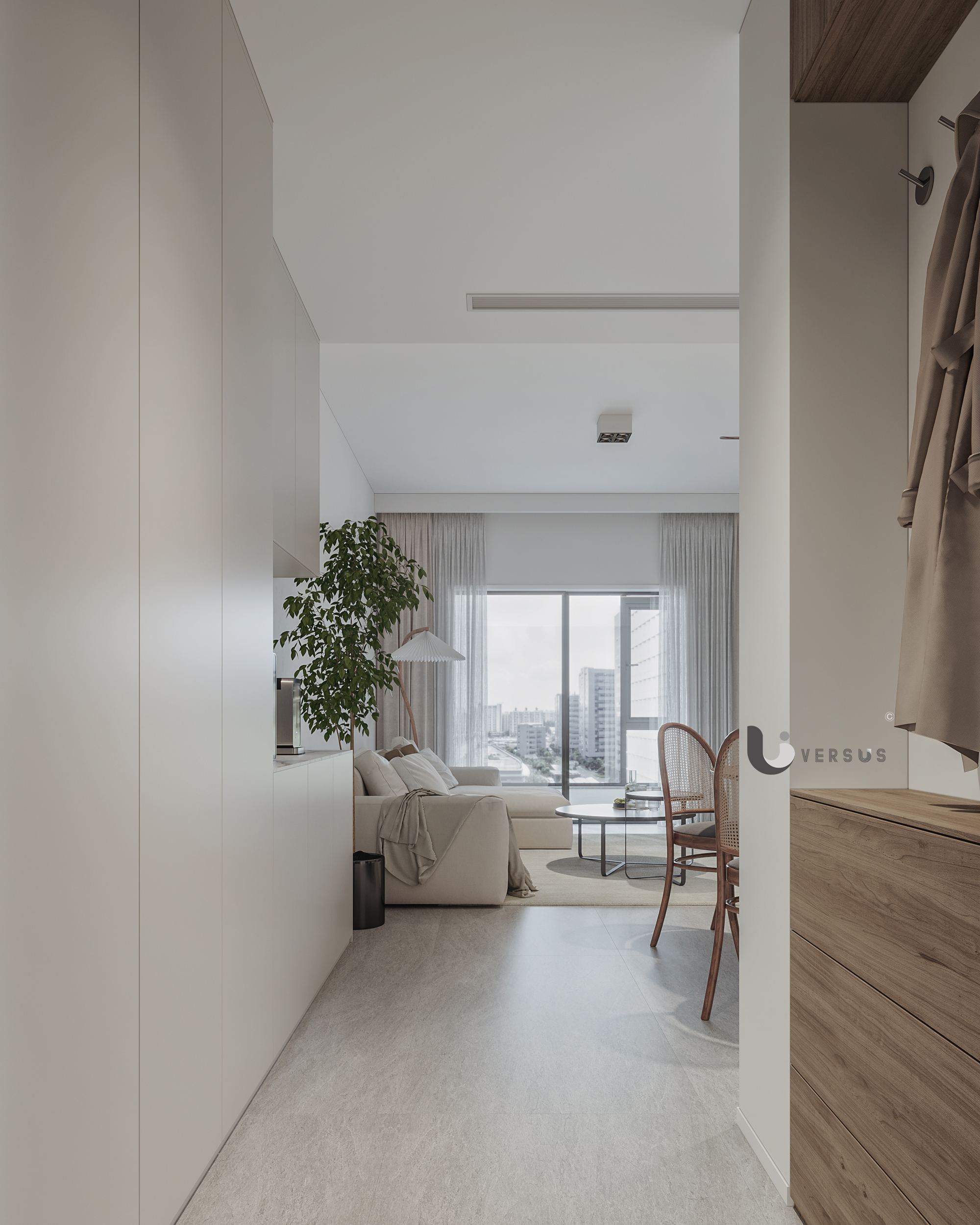 北欧风平层设计案例丨奶昔呀-8