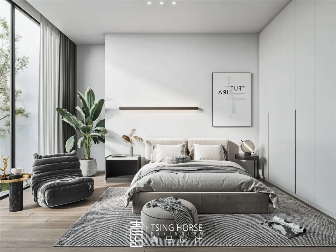 现代纯粹空间 · 汉华原上联排别墅设计丨青马别墅空间设计-68