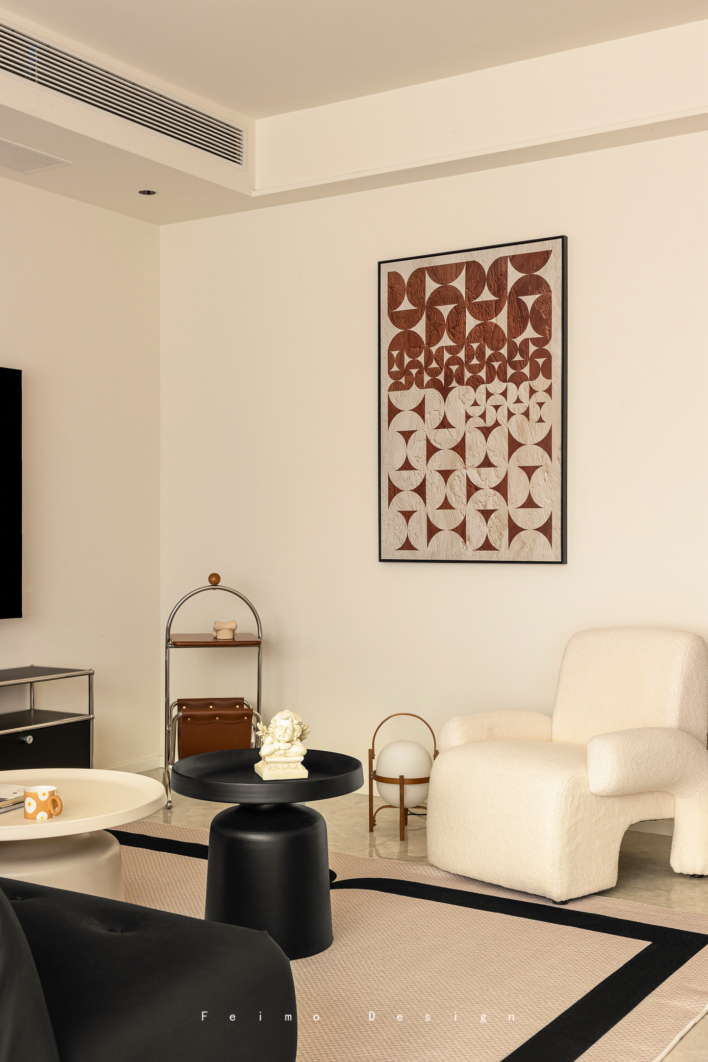 115㎡精装房改造，奶油风又火了！！！-4