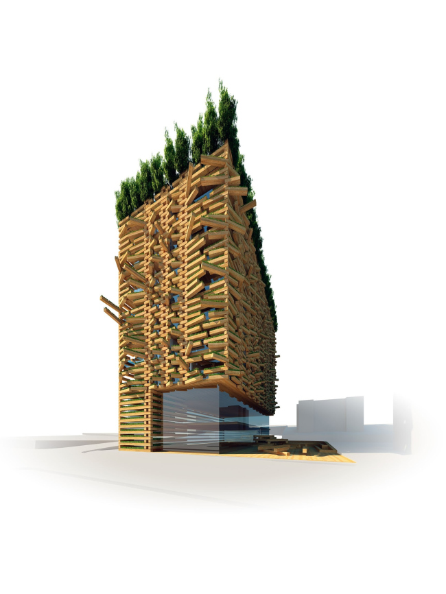 “Сад” 公寓酒店竞赛项目丨罗马尼亚德瓦丨Тотан Кузембаев 建筑工作室-30