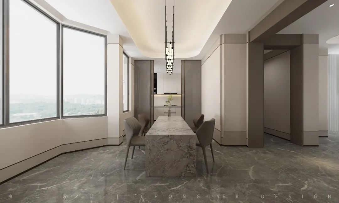 新泰铭流府邸别墅设计丨虫二设计-27