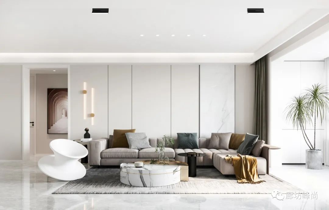 上善颐园 · 简约通透,打造温馨居家空间丨峰尚装饰-2