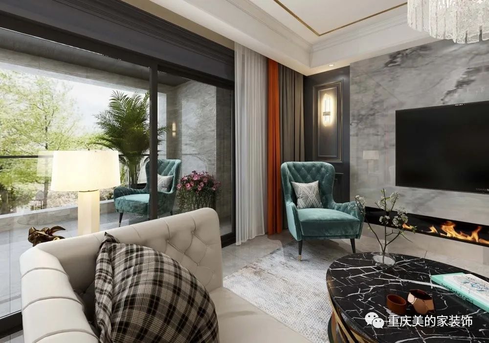 九里晴川 137㎡现代美式轻奢，浪漫高级生活空间-24