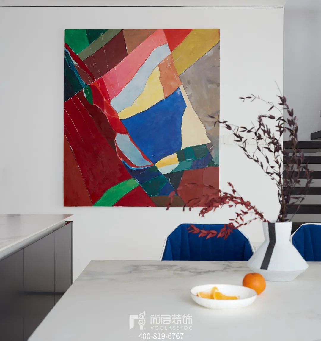 兴创荣墅｜300㎡叠拼别墅设计，「净」与「静」的交织律动-165