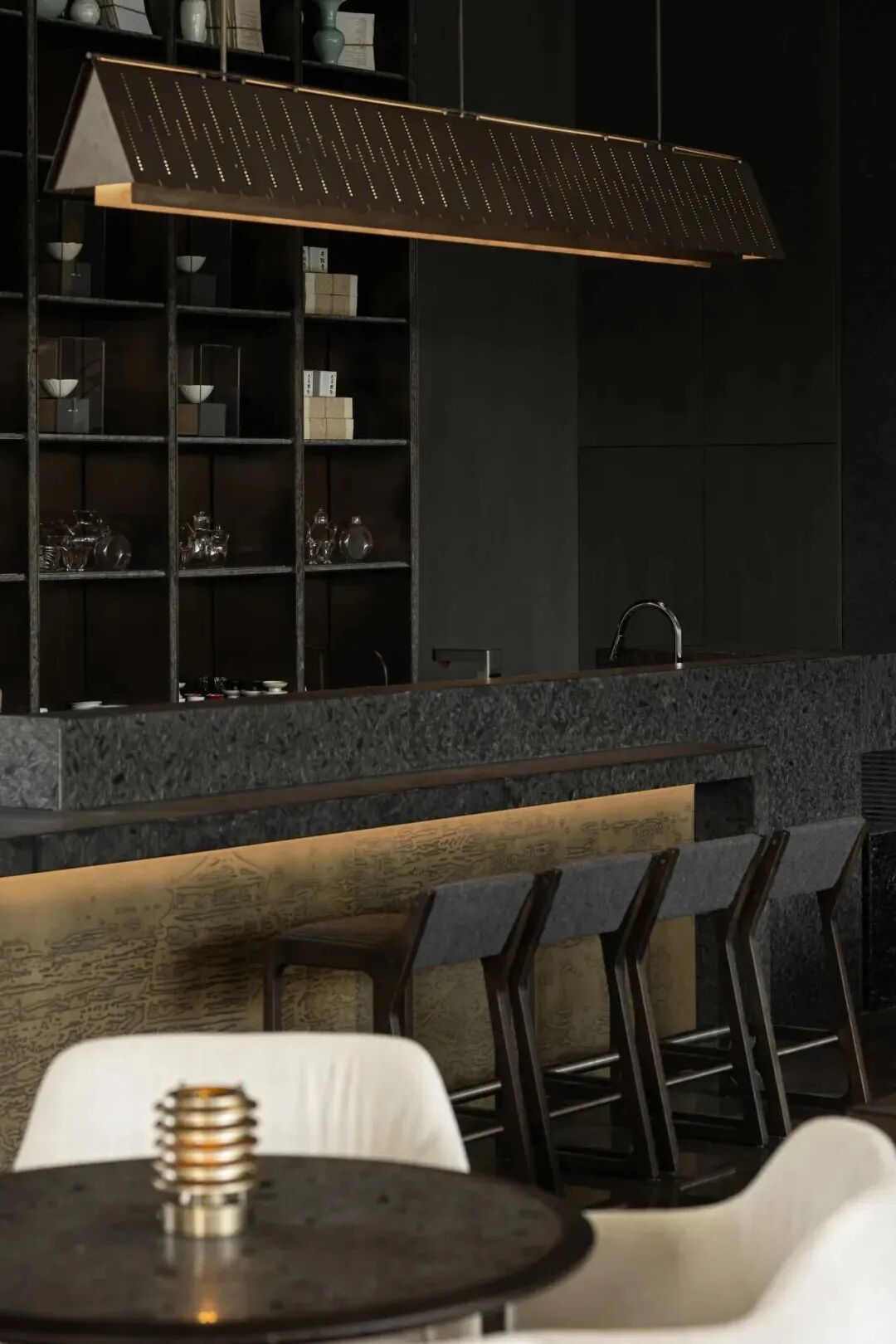 1450㎡新中式，骨子里的审美觉醒了！-12